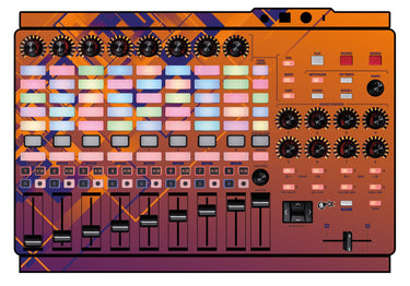 Akai Pro APC 40 MK2 Skin Squared Hollow